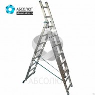 Лестница 3-секционная алюминиевая VL3-13